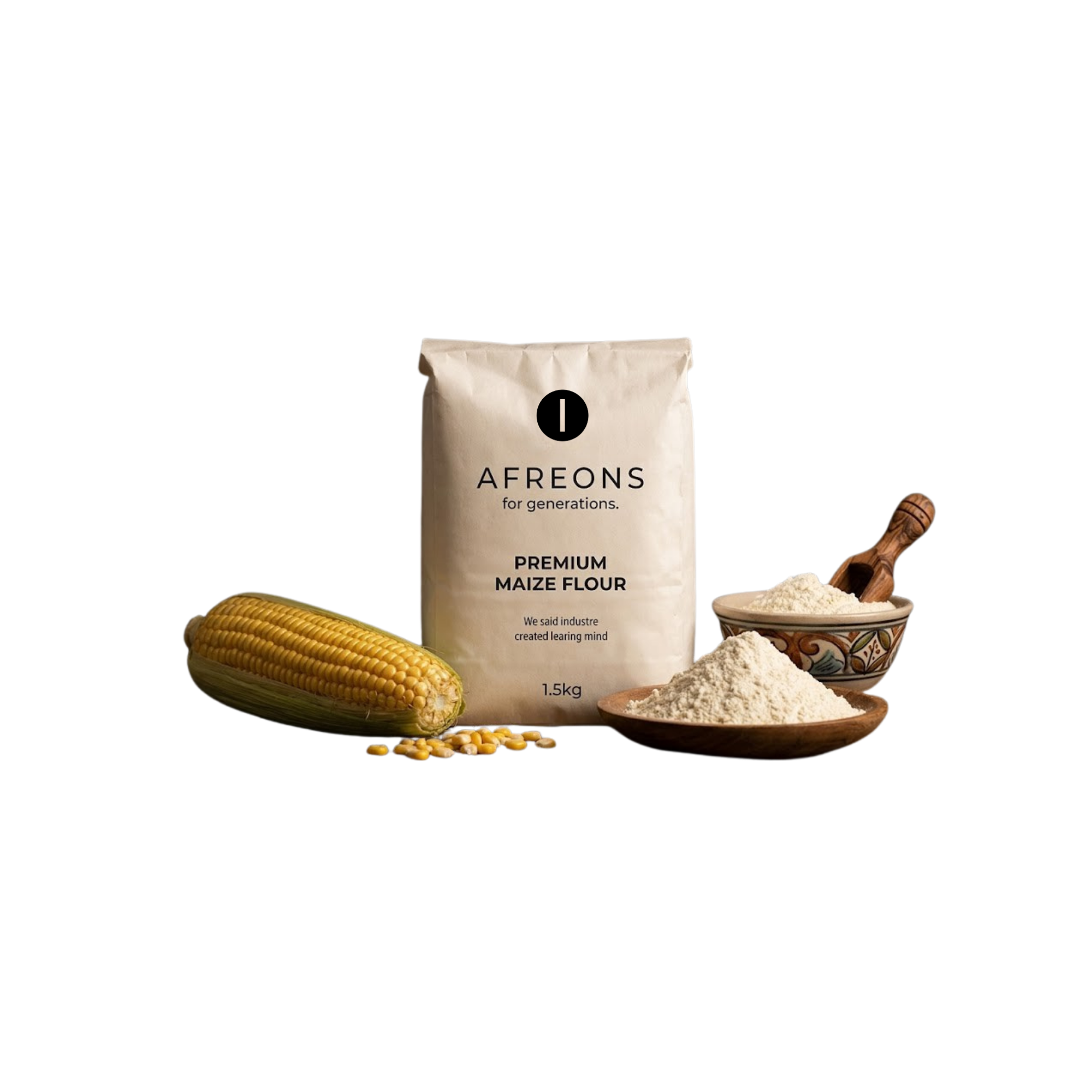 AFREONS premium maize flour with corn and flour